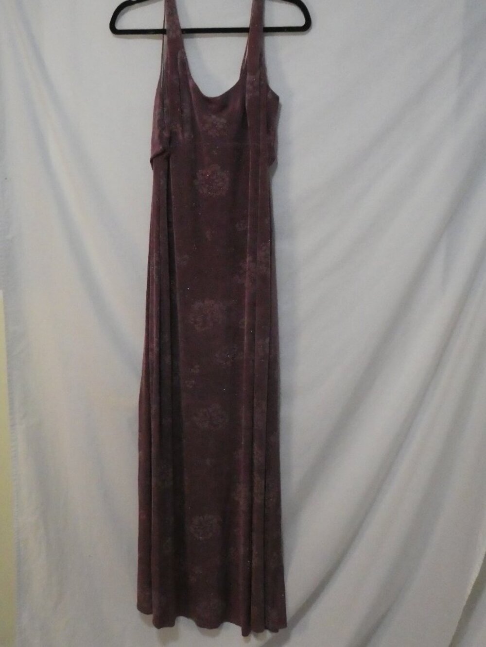 J KAUR COLLECTION By Barketti Purple Floral Maxi Dress - Size 12 - Picture 1 of 16